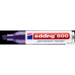 Marker permanentny ścięta końcówka 2-7 mm fioletowy Edding 500/008/F