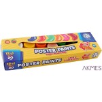Farby plakatowe Astra 13 kolorów - 20 ml 12+1 kolor gratis, 301115005