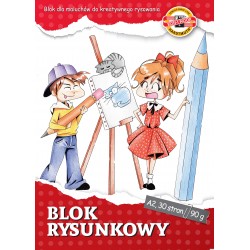 Blok rysunkowy A2 30 kartek 90 G. BLO-BRRYA2 KOH I NOOR
