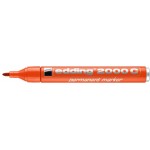 Marker permanentny okrągła końcówka 1,5-3 mm pomarańczowy Edding 2000/006/P