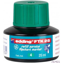 Tusz do markerów do flipchartów 25 ml zielony Edding FTK25/Z