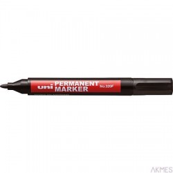 Marker permanentny UNI NO-320 okrągły czerwony