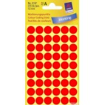 Kółka do zaznaczania czerwone neon 3147 Q12 5ark Avery Zweckform