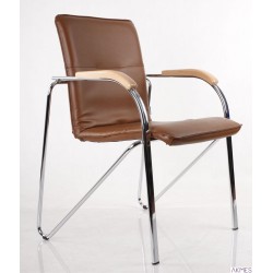 Krzesło Samba Chrome brąz, drewno wenge NowyStyl