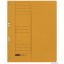 Skoroszyt kartonowy ELBA 1/2 A4, oczkowy, żółty, 100551878