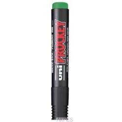 Marker permanentny UNI PM-122 okrągły zielony PROCKEY