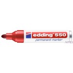 Marker permanentny okrągła końcówka 3-4 mm czerwony Edding 550/002/CZ