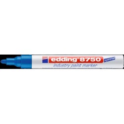 Marker lakierowy przemysłowy okrągła końcówka 2-4 mm niebieski Edding 8750/003/N