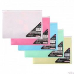 Koperta na zamek z PP A5 Żółta PENMATE TT6699