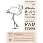 Blok szkicownik A4 100ark. 80g. papier jasny 90891 LENIAR