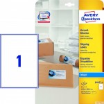 Etykiety wysyłkowe J8167-25 199,6 x 289,1 25ark. białe Avery Zweckform