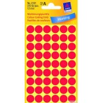 Kółka do zaznaczania 3141 Q12 5ark. czerwone trwałe, Avery Zweckform