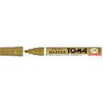 Marker olejowy, fibrowa końcówka 2,5mm, złoty TO-440 Toma