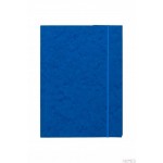 Teczka z gumką prostą DOTTS A4 preszpan niebieska 390g