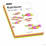 Papier xero kolorowy RAINBOW mix pastelowy 100ark 88043187