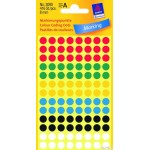 Kółka do zaznaczania mix kolorów 3090 Q8 4 ark Avery Zweckform