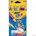 Kredki ołówkowe BIC Kids Evolution Circus 12 kolorów, 8957894