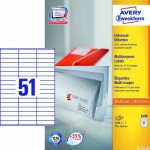 Trwałe etykiety uniwersalne 3420 70x16,9 100ark białe, Avery Zweckform