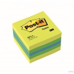 Mini Kostka samoprzylepna POST-IT (2051L), 51x51mm, 1x400 kart., cytrynowa UU009543115 3M