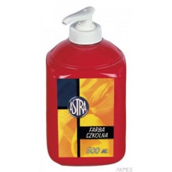Farba szkolna Astra 500 ml - czerwona, 83410921