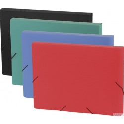 Teczka BOX A4 z gumką FOCUS czerwony 0410-0059-05 PANTA PLAST