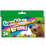 Kredki BAMBINO 24kolory w pudełku kartonowym St.Majewski