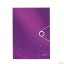 Teczka z gumką LEITZ WOW 15mm 150k A4 fioletowa 45990062