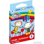 Kredki FIORELLO świecowe 8 kolorów 170-1382