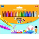 Kredki świecowe BIC Kids Plastidecor 24kol., 8297721