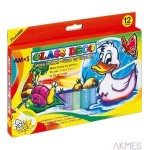 Farby witrażowe GD10P12R AMOS 12 kolorów 10,5ml 170-1045