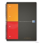 Kołonotatnik A4 80 kartek, kratka / tagi, INTERNATIONAL ACTIVEBOOK, OXFORD, 100104329