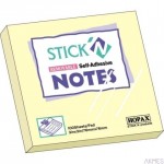 Notes samop.76x76 żółty pastel STICK`N 100k. 21007.