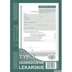 Zaśw.Lekarskie typ-1 A5 851-3