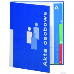 Segregator ringowy do akt osobowych niebieski A4/2R/20mm DONAU 3731001PL-99