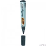 Marker permanentny BIC 2000 Ecolutions mix AST okrągła końcówka 4szt, 8209112