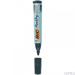 Marker permanentny BIC 2000 Ecolutions mix AST okrągła końcówka 4szt, 8209112