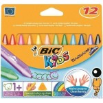 Kredki świecowe BIC Kids Plastidecor Triangle 12 kolorów, 8297732