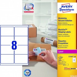 Etykiety wysyłkowe L7165-250 99,1 x 67,7 250ark Avery Zweckform