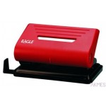 Dziurkacz 837S EAGLE czerwony, dziurkuje do 12 kartek, 110-1043