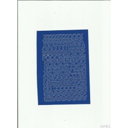 LITERY samop. 1cm (8) czarne ARTDRUK