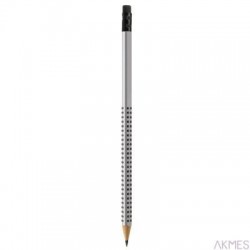 Ołówki GRIP 2001/B z Gumką FABER-CASTELL (12sztuk)