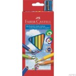 Kredki trójkątne FABER-CASTELL Junior Grip 10 kolorów 116510 FC