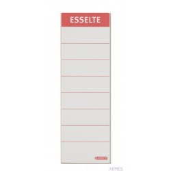 Etykiety grzbietowe do segregatorów ESSELTE 50 mm, biały