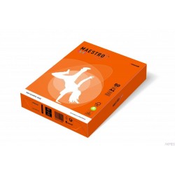 Papier xero MAESTRO COLOR A4 80g OR43 pomarańczowy