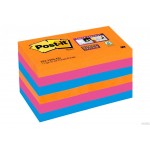 Bloczek samoprzylepny 622-12SS-EG Post-it® Super Sticky, paleta Bangok, 12 sztuk po 90 kartek, 47.6x47.6