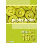 Papier xero A4 mix 100 ark KRESKA