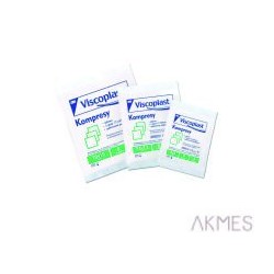 Jałowe kompresy gazowe z gazy bawełnianej, 17-nitkowe, 8 warstw 5 cm x 5 cm YP209000139 Viscoplast