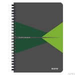Kołonotatnik Office Card A5, w kratkę, zielony 44580055 Leitz