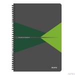 Kołonotatnik Office PP A4, w kratkę, zielony 44950055 Leitz