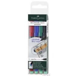 Foliopis S 0.4 152304 4kol/kpl FABER CASTELL z gum. MULTIMARK